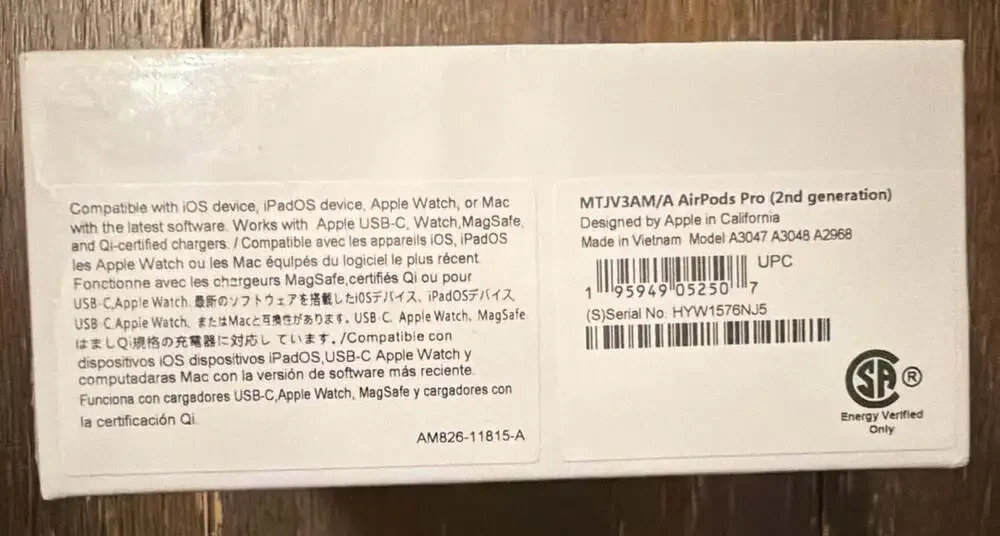 Apple AirPods Pro (2nd generation) with MagSafe Charging Case (USB-C)